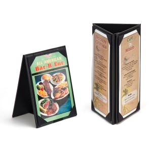 Black Table Tent & Stands