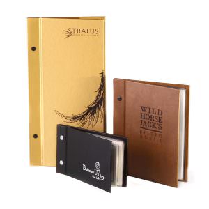 Hardcovers with Screws & Plastic Page Protectors